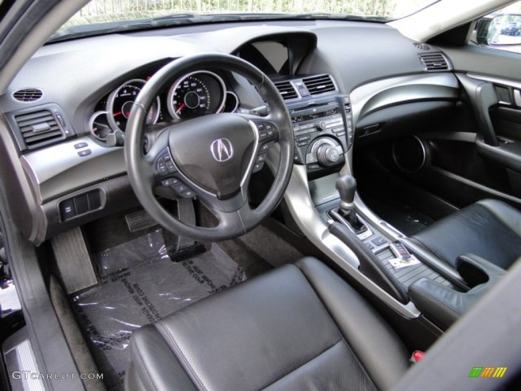 Ebony Interior 2009 Acura TL 3.5 Photo #92099645