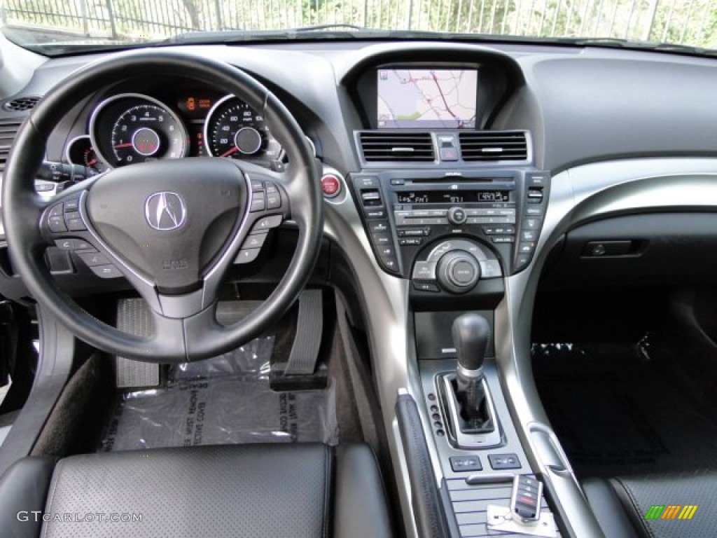 2009 Acura TL 3.5 Ebony Dashboard Photo #92099662