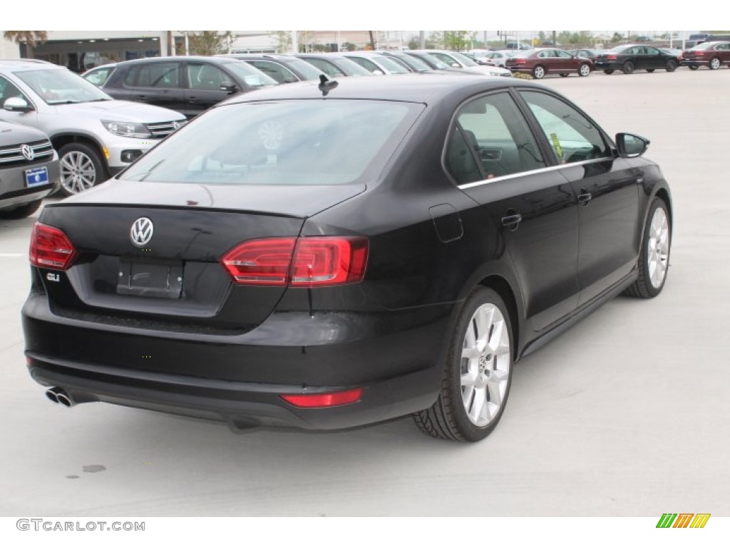 2014 Jetta GLI - Deep Black Pearl Metallic / Titan Black photo #9