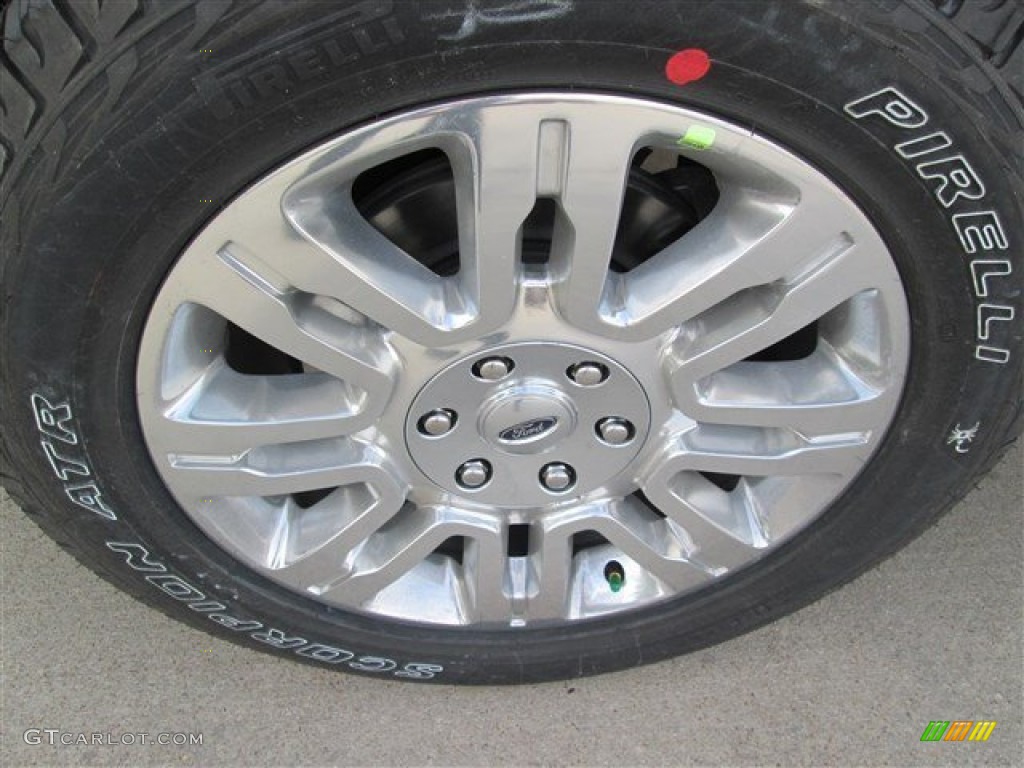 2014 F150 Platinum SuperCrew 4x4 - Tuxedo Black / Platinum Unique Pecan photo #2