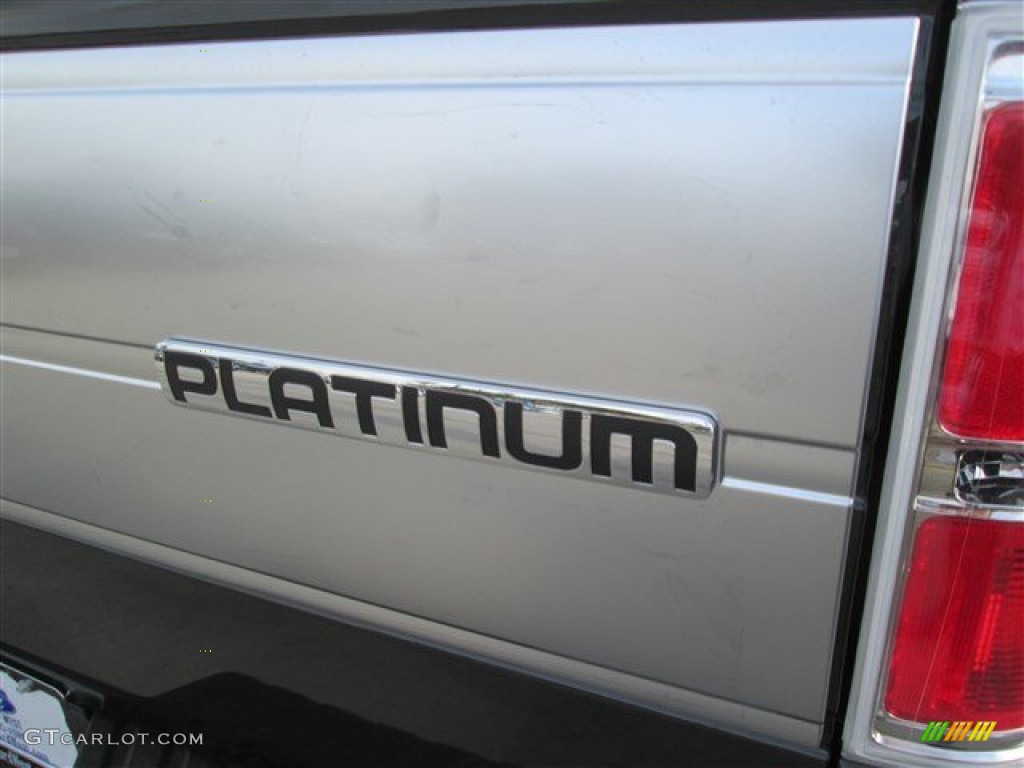 2014 F150 Platinum SuperCrew 4x4 - Tuxedo Black / Platinum Unique Pecan photo #4