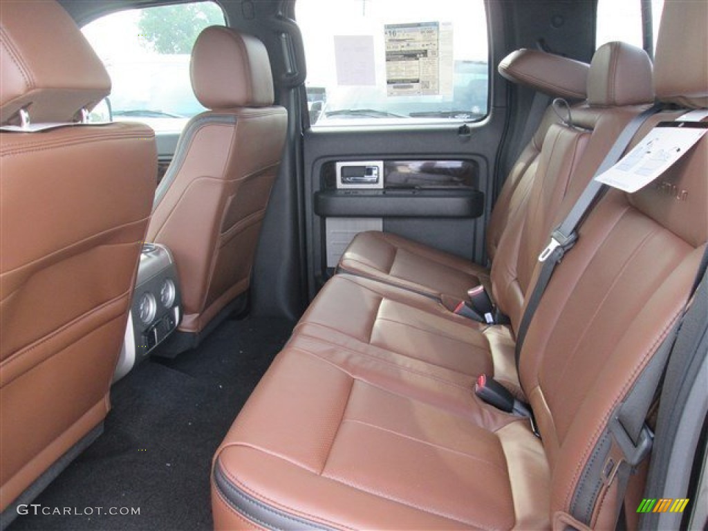 2014 F150 Platinum SuperCrew 4x4 - Tuxedo Black / Platinum Unique Pecan photo #8