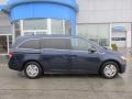 2014 Obsidian Blue Pearl Honda Odyssey LX  photo #2