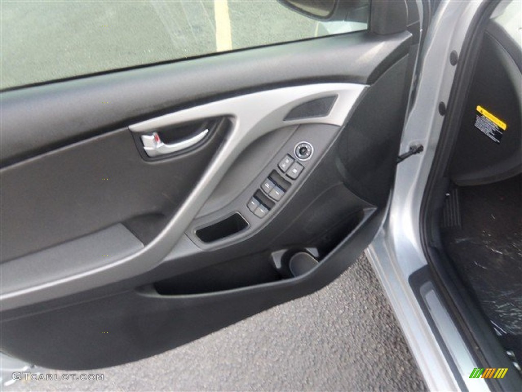 2014 Elantra Limited Sedan - Silver / Black photo #5