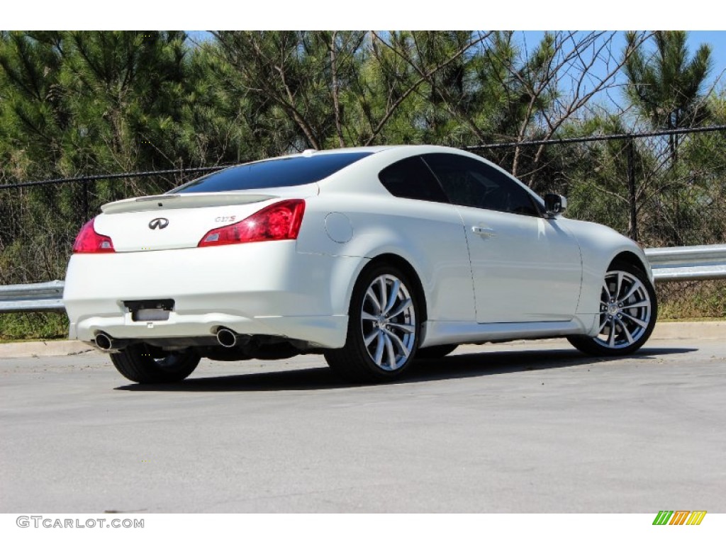 2008 G 37 S Sport Coupe - Ivory Pearl White / Graphite photo #5