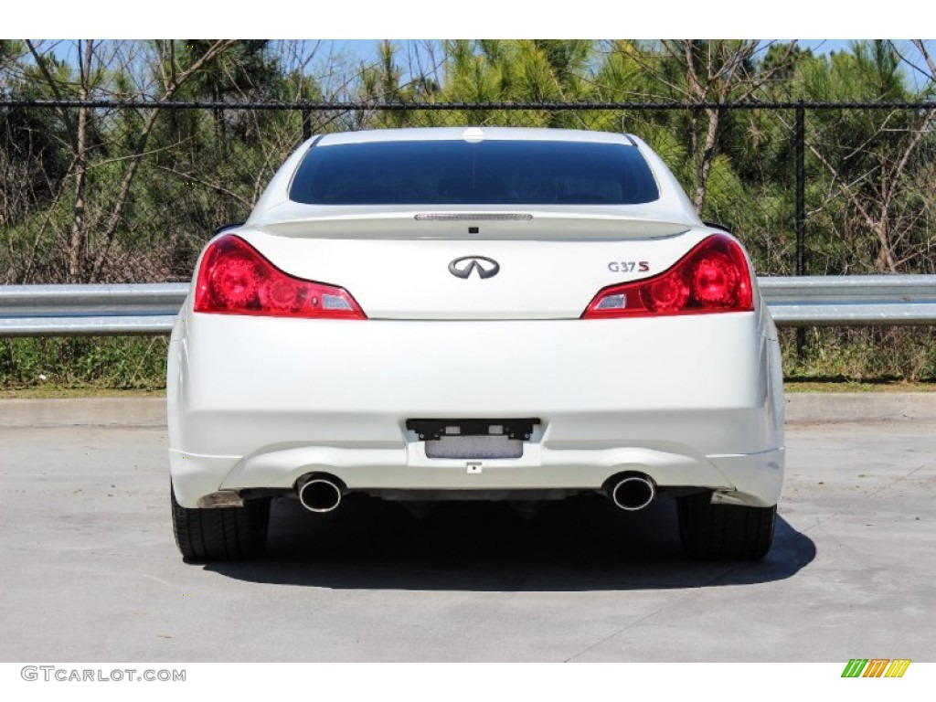 2008 G 37 S Sport Coupe - Ivory Pearl White / Graphite photo #6