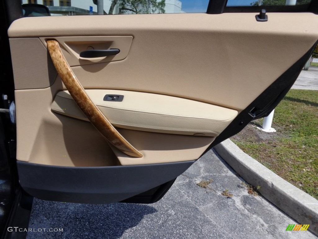 2004 BMW X3 3.0i Sand Beige Door Panel Photo #92105054