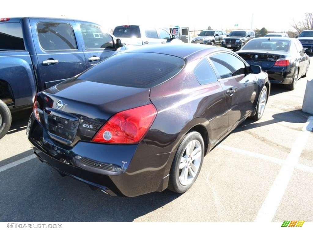 2013 Altima 2.5 S Coupe - Crimson Black / Charcoal photo #2