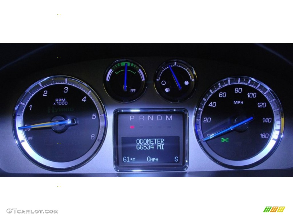 2009 Cadillac Escalade Hybrid Gauges Photo #92106359