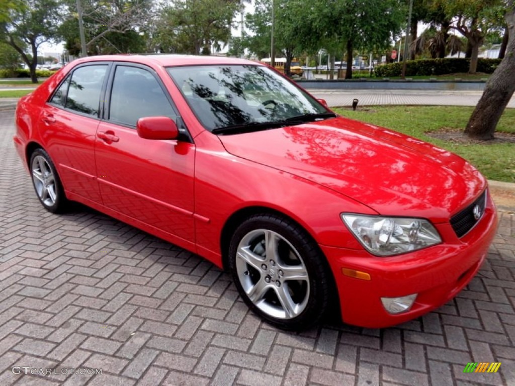 Absolutely Red 2002 Lexus IS 300 Exterior Photo #92106418