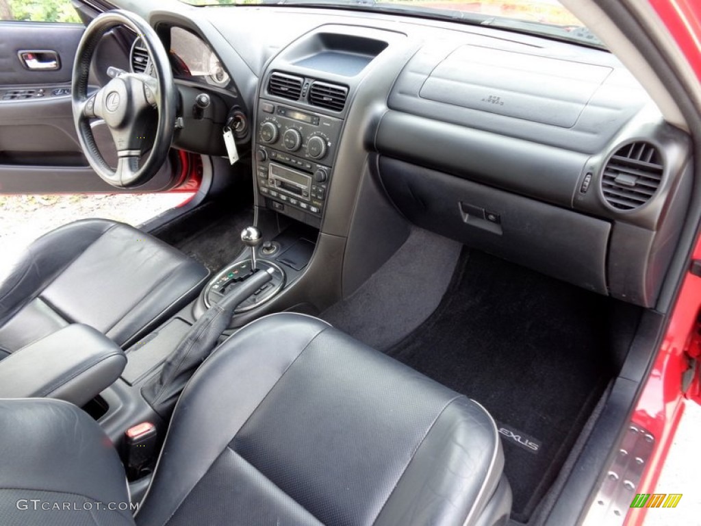 Black Interior 2002 Lexus IS 300 Photo #92106719