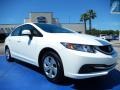 Taffeta White - Civic LX Sedan Photo No. 7