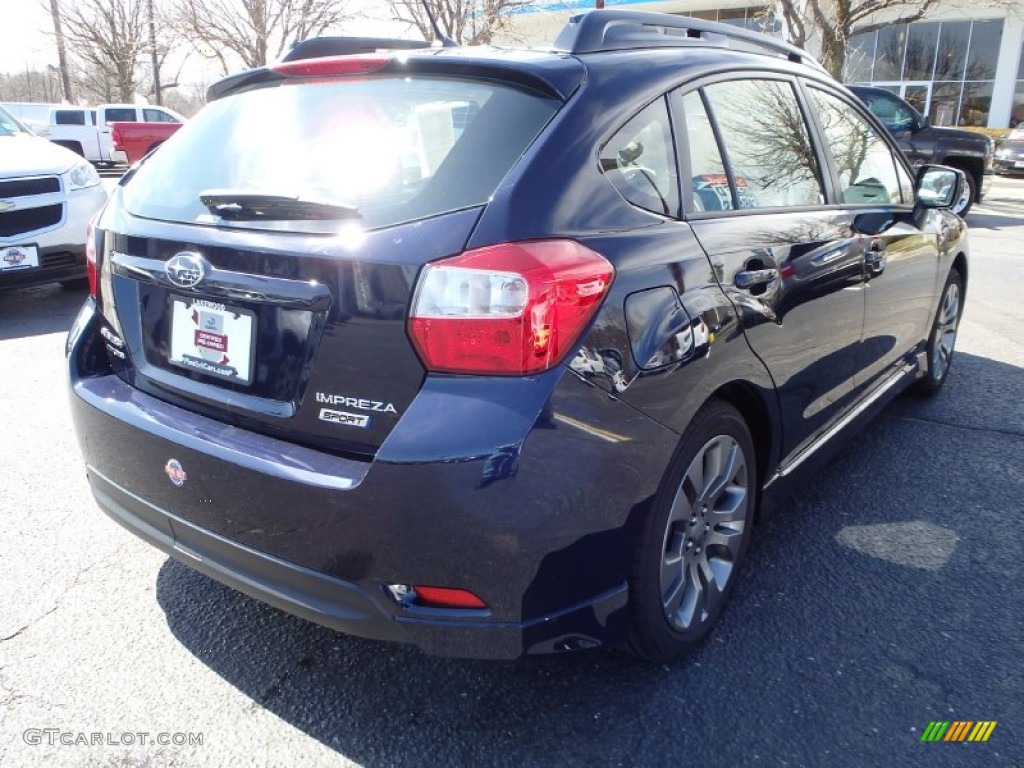 2014 Impreza 2.0i Sport Premium 5 Door - Plasma Blue Pearl / Ivory photo #7