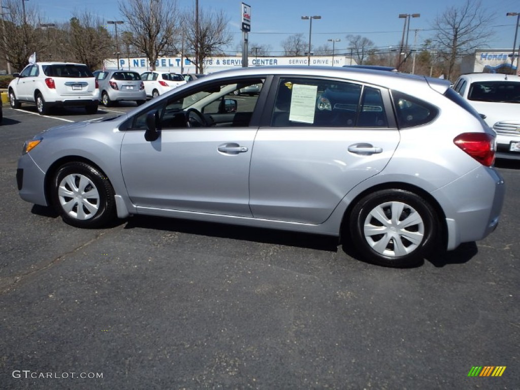 2014 Impreza 2.0i 5 Door - Ice Silver Metallic / Carbon Black photo #5