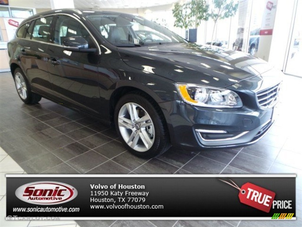 2015 V60 T5 Drive-E - Savile Grey Metallic / Off-Black photo #1