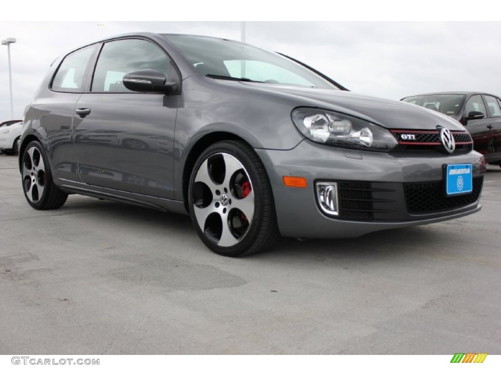 2010 GTI 2 Door - United Gray Metallic / Titan Black Leather photo #1