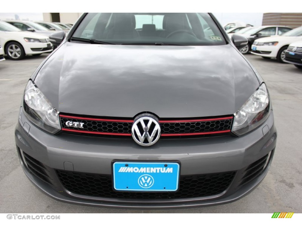2010 GTI 2 Door - United Gray Metallic / Titan Black Leather photo #2