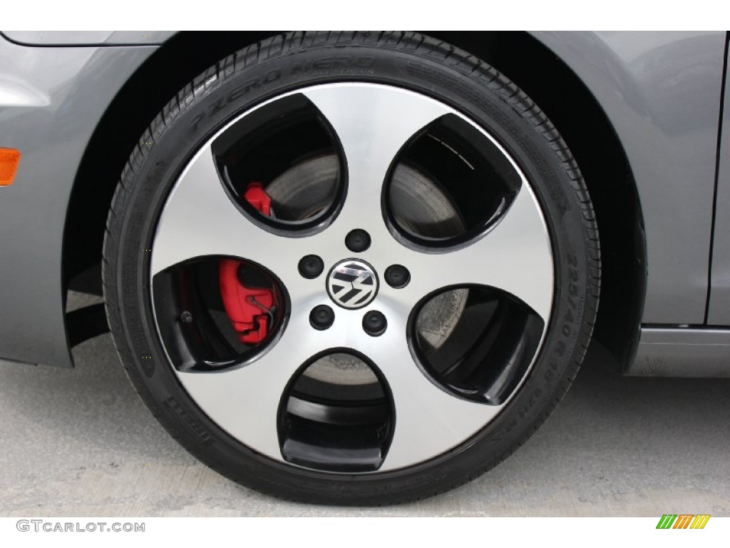 2010 GTI 2 Door - United Gray Metallic / Titan Black Leather photo #4