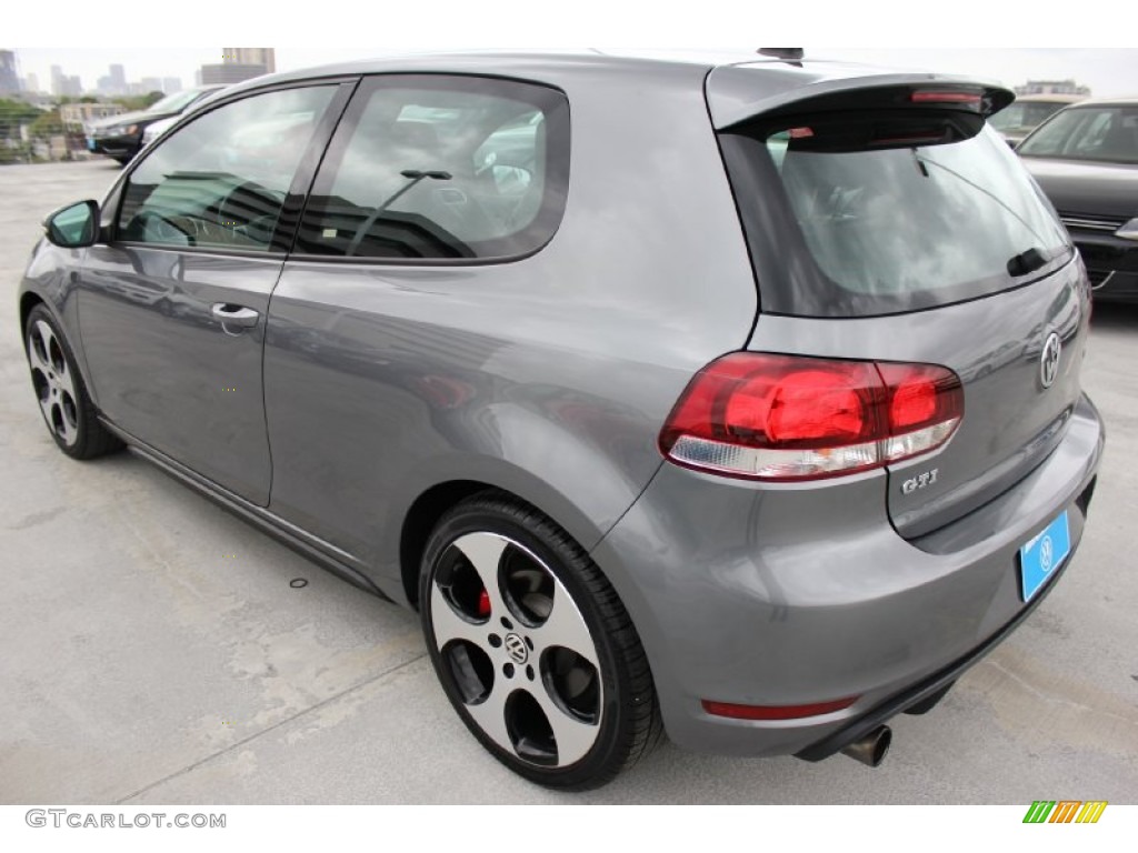 2010 GTI 2 Door - United Gray Metallic / Titan Black Leather photo #6