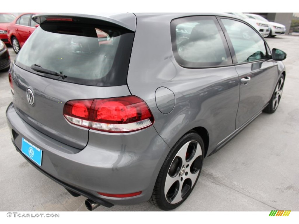 2010 GTI 2 Door - United Gray Metallic / Titan Black Leather photo #8
