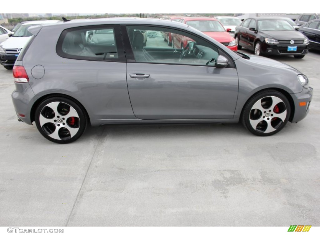 2010 GTI 2 Door - United Gray Metallic / Titan Black Leather photo #9