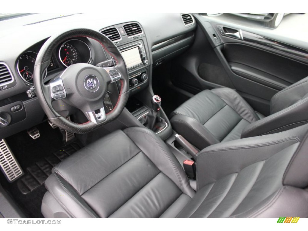 2010 GTI 2 Door - United Gray Metallic / Titan Black Leather photo #13