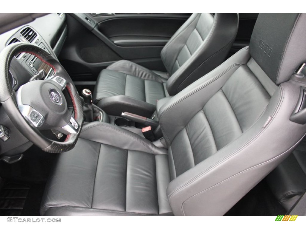 2010 GTI 2 Door - United Gray Metallic / Titan Black Leather photo #14