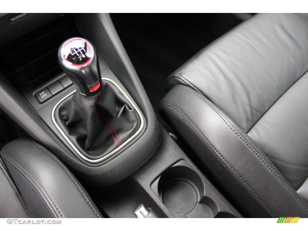 2010 GTI 2 Door - United Gray Metallic / Titan Black Leather photo #16