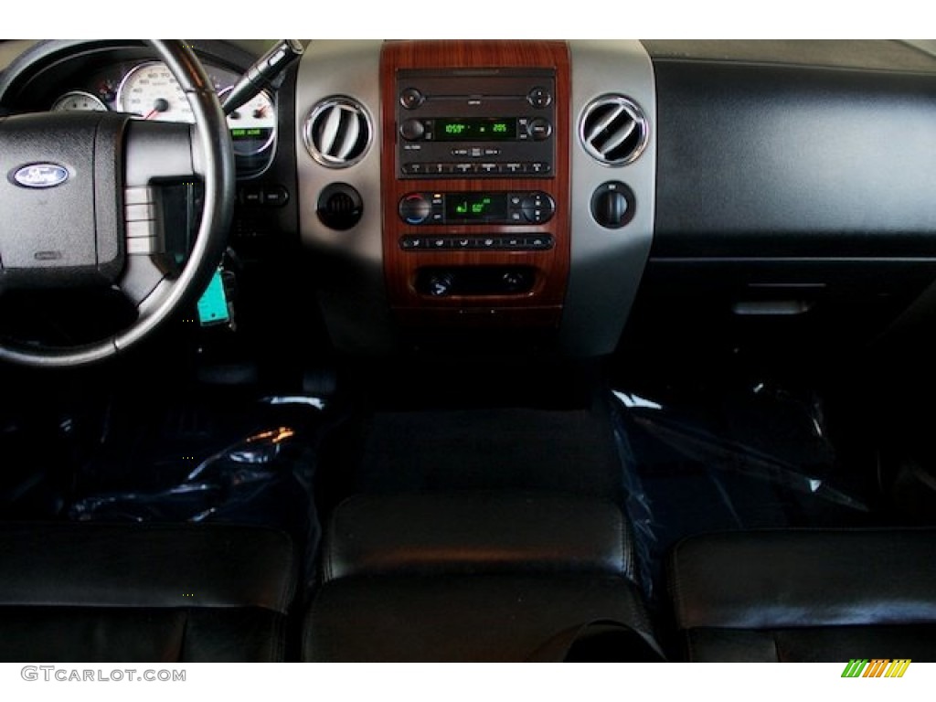 2006 F150 Lariat SuperCrew - Dark Toreador Red Metallic / Black photo #5