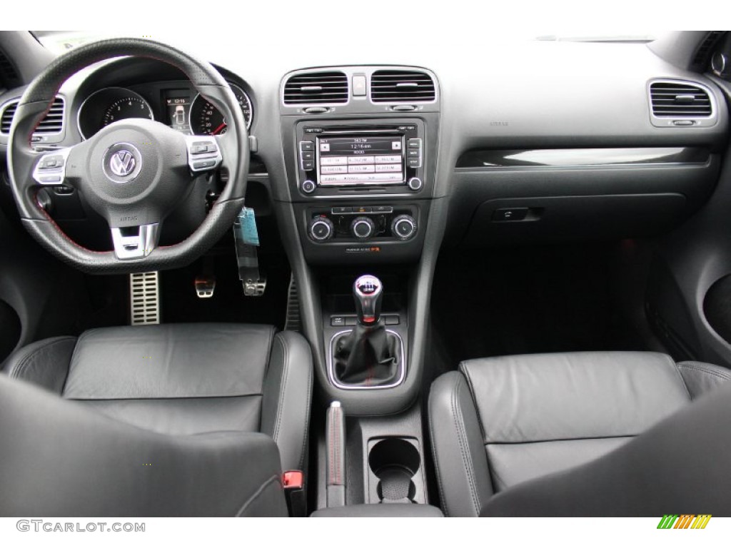 2010 GTI 2 Door - United Gray Metallic / Titan Black Leather photo #31
