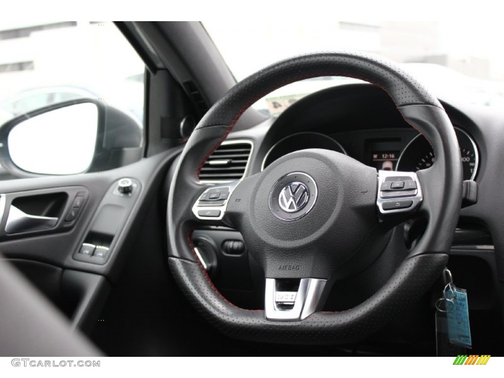 2010 GTI 2 Door - United Gray Metallic / Titan Black Leather photo #32