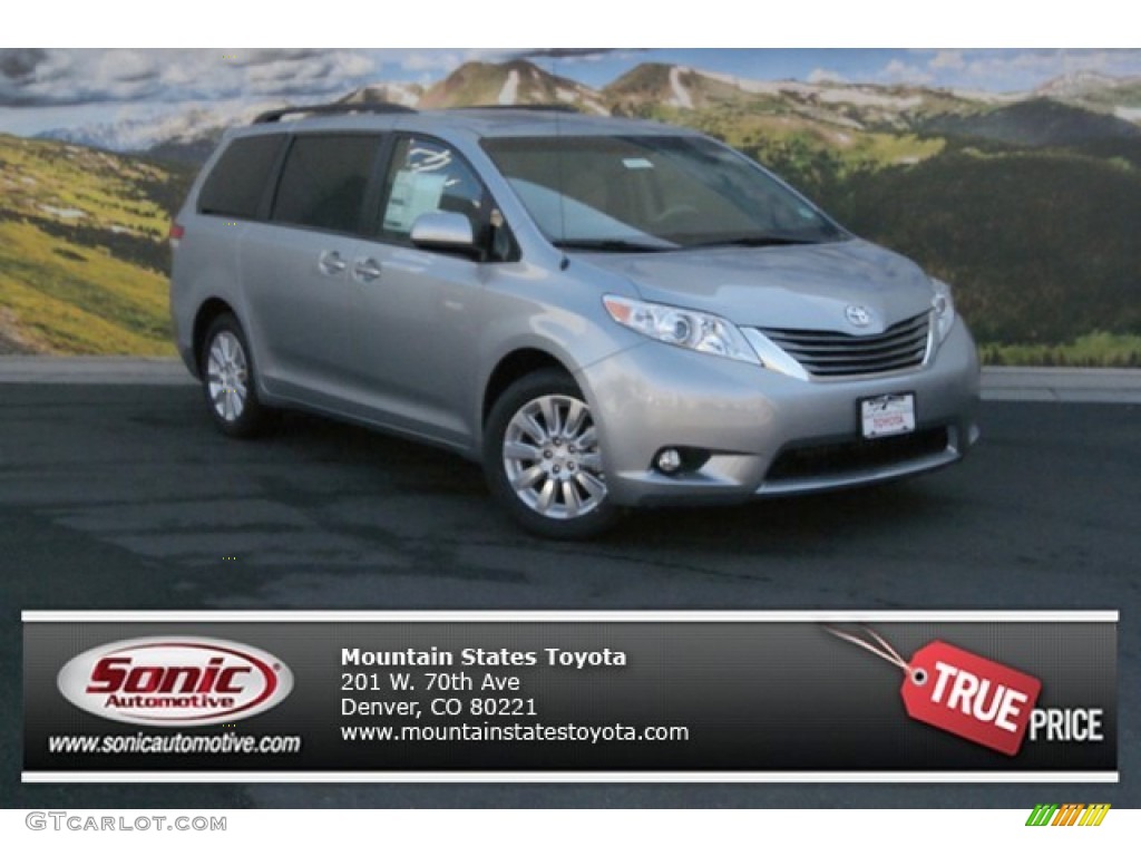 2014 Sienna XLE AWD - Silver Sky Metallic / Light Gray photo #1
