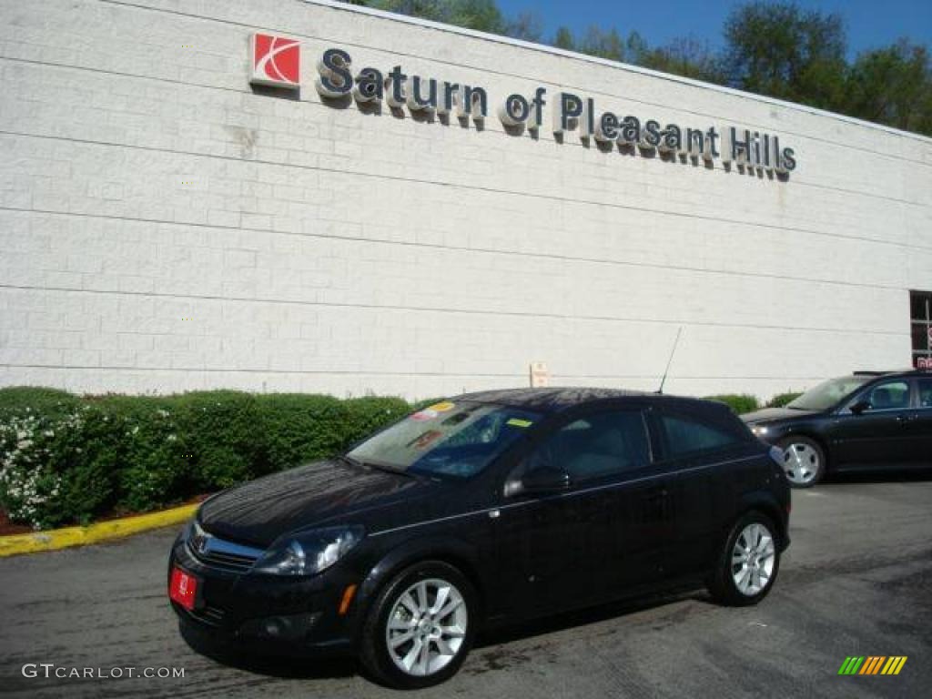 2008 Astra XR Coupe - Black Sapphire / Charcoal photo #1