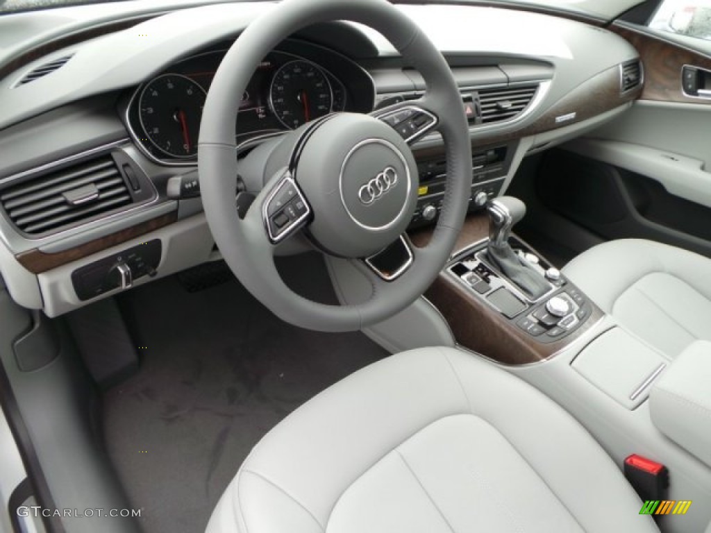 Titanium Gray Interior 2014 Audi A7 3.0T quattro Premium Plus Photo #92112269