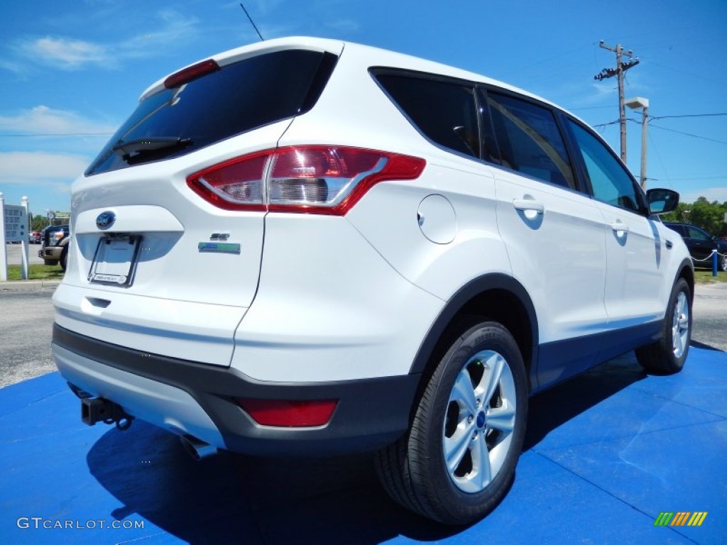 2014 Escape SE 2.0L EcoBoost - Oxford White / Medium Light Stone photo #3