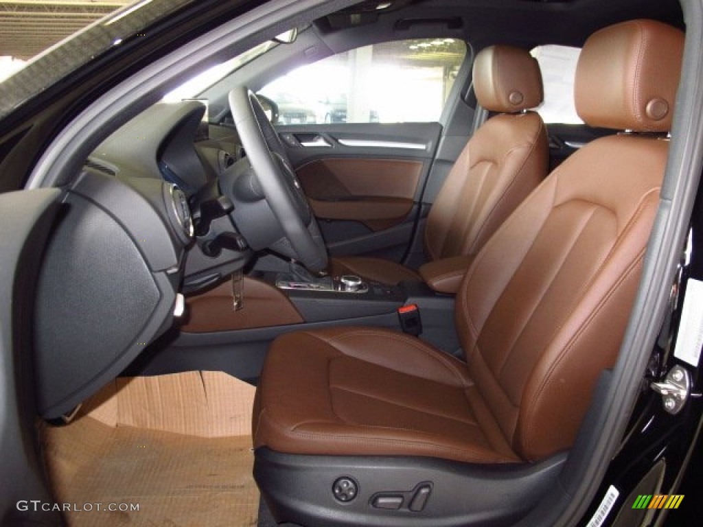 Chestnut Brown Interior 2015 Audi A3 2.0 Premium quattro Photo #92112932