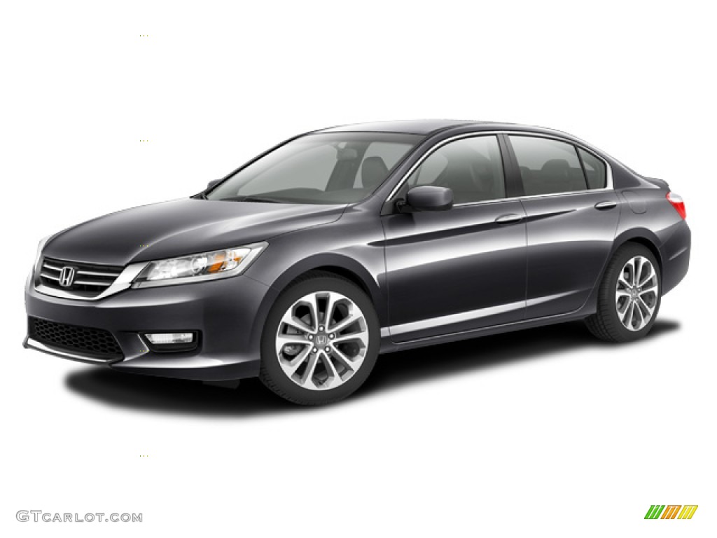 2014 Accord Sport Sedan - Modern Steel Metallic / Black photo #20