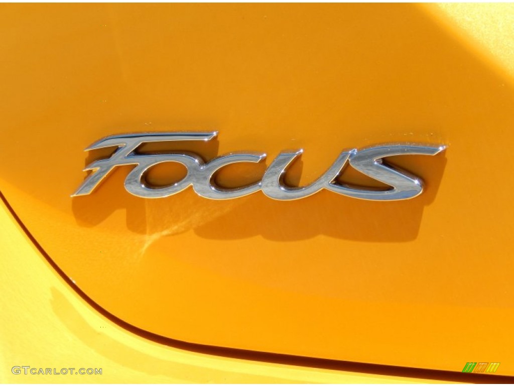 2014 Focus ST Hatchback - Tangerine Scream / ST Charcoal Black photo #4