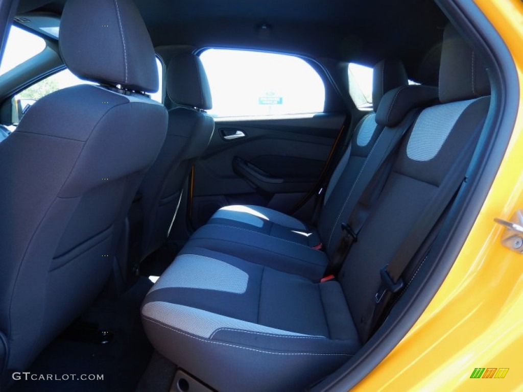 2014 Focus ST Hatchback - Tangerine Scream / ST Charcoal Black photo #7