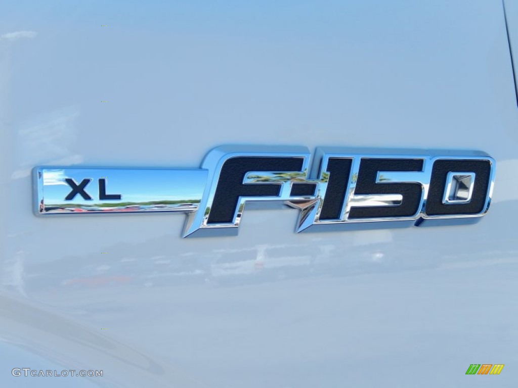 2014 F150 XL Regular Cab 4x4 - Oxford White / Steel Grey photo #5