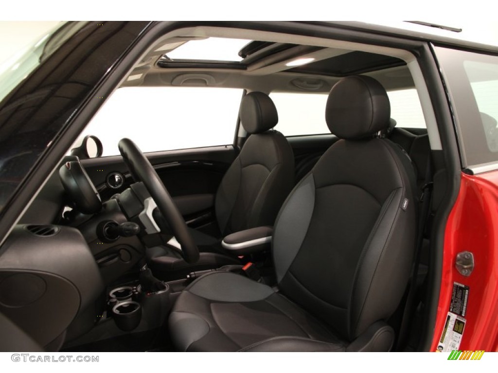 2010 Cooper S Hardtop - Chili Red / Grey/Carbon Black photo #6