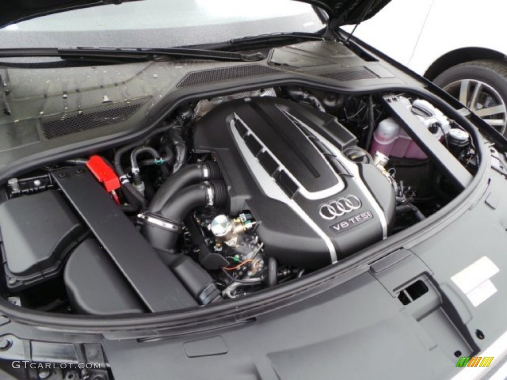2014 Audi A8 4.0T quattro 4.0 Liter Turbocharged FSI DOHC 32-Valve VVT V8 Engine Photo #92115230