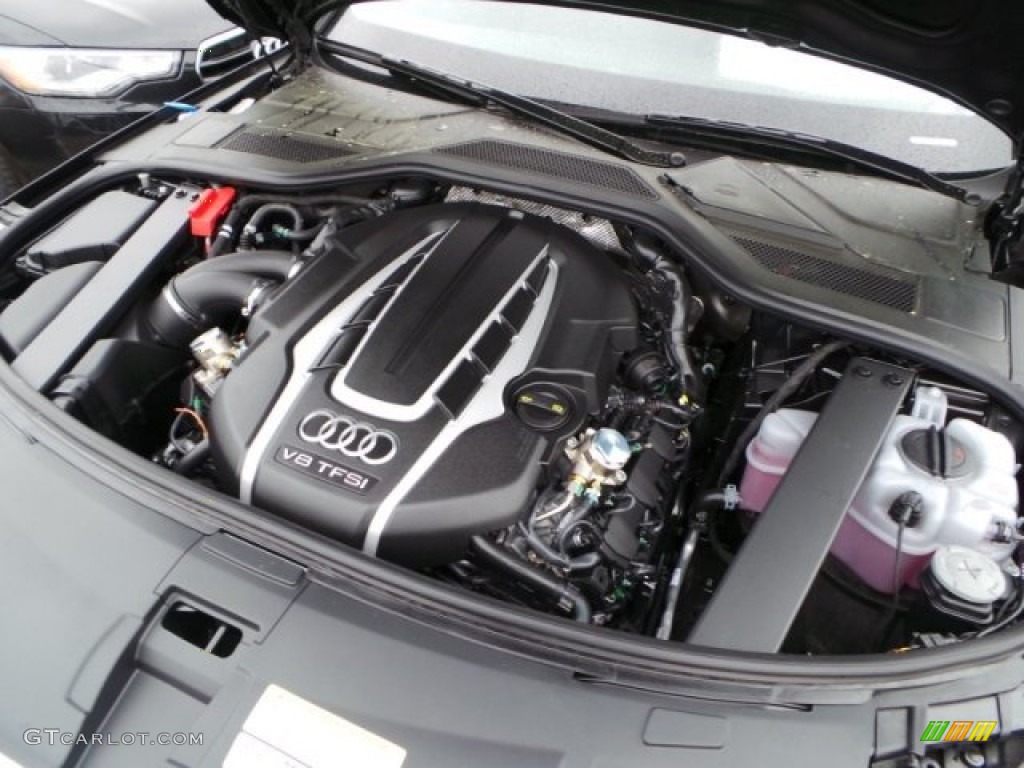 2014 Audi A8 4.0T quattro 4.0 Liter Turbocharged FSI DOHC 32-Valve VVT V8 Engine Photo #92115254