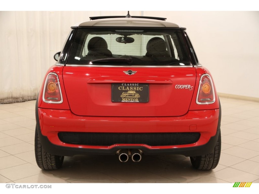 2010 Cooper S Hardtop - Chili Red / Grey/Carbon Black photo #16