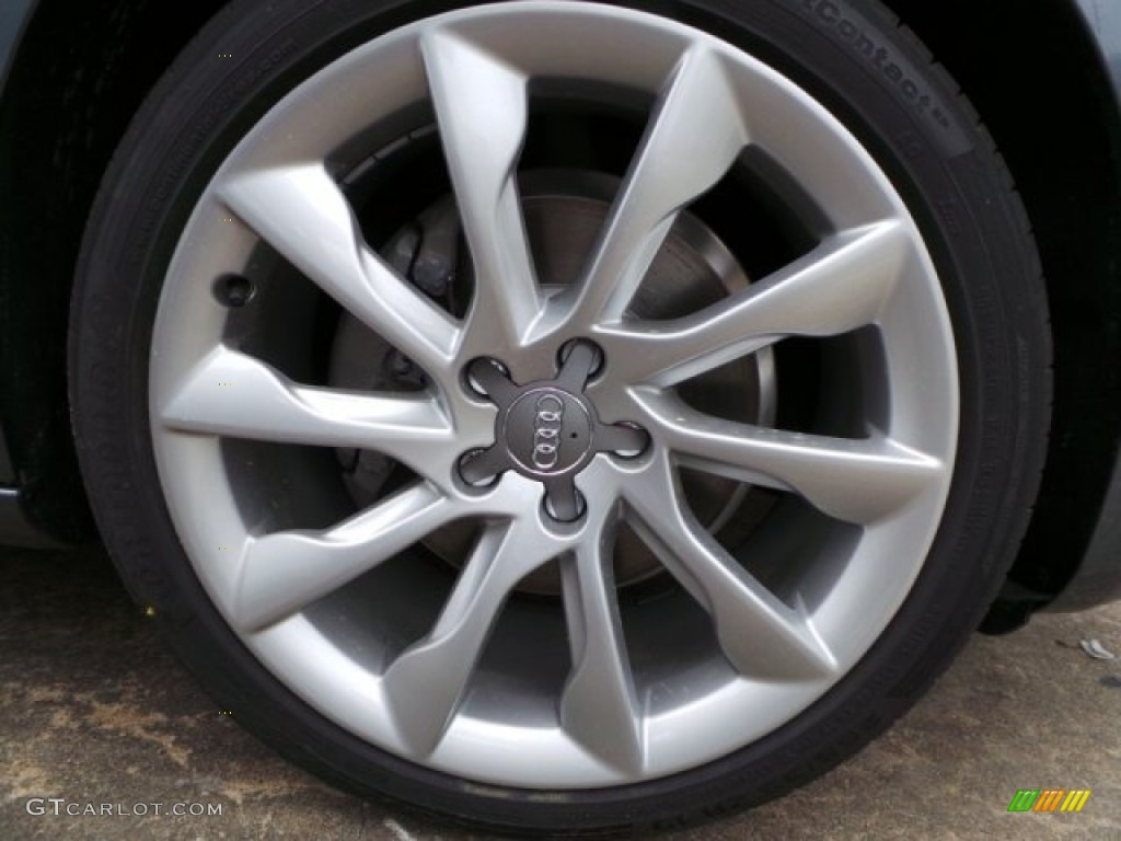 2014 A5 2.0T Cabriolet - Monsoon Gray Metallic / Titanium Gray photo #7