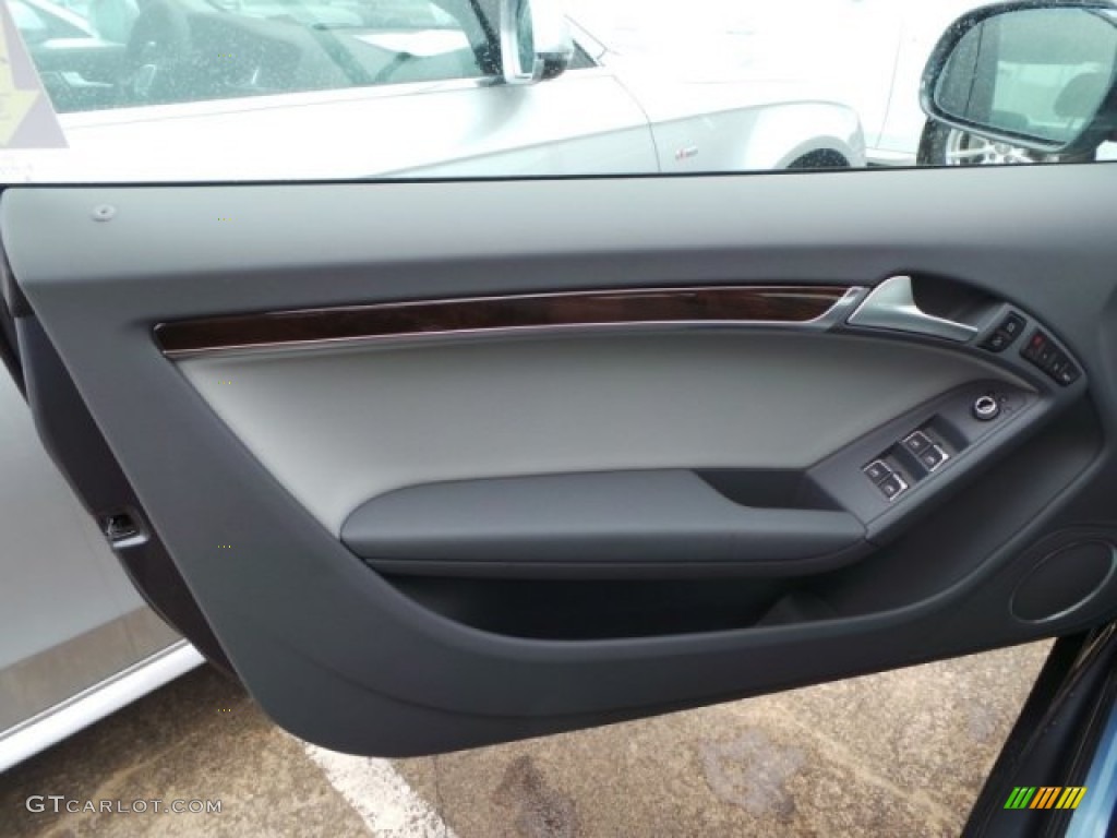 2014 A5 2.0T Cabriolet - Monsoon Gray Metallic / Titanium Gray photo #8