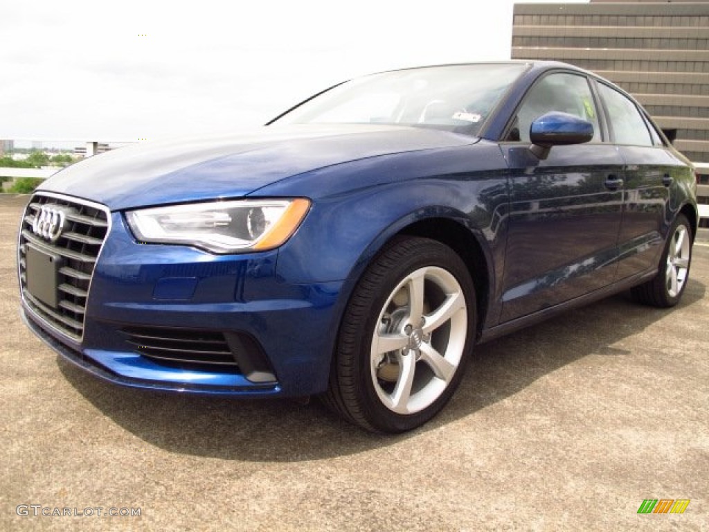 Scuba Blue Metallic 2015 Audi A3 2.0 Premium quattro Exterior Photo #92116082