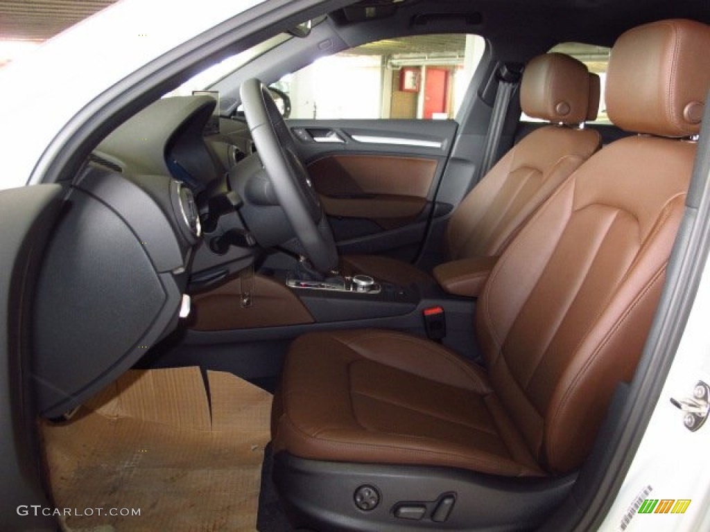 Chestnut Brown Interior 2015 Audi A3 2.0 Premium quattro Photo #92116718