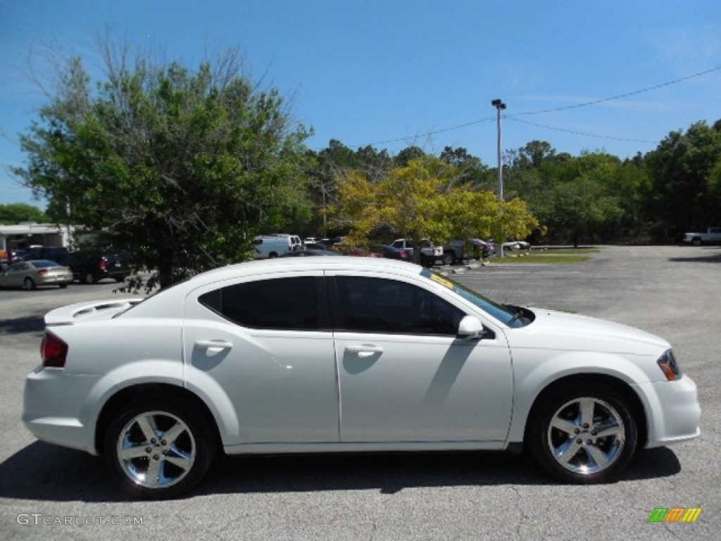 2013 Avenger SXT - New Bright White / Black/Light Frost Beige photo #10