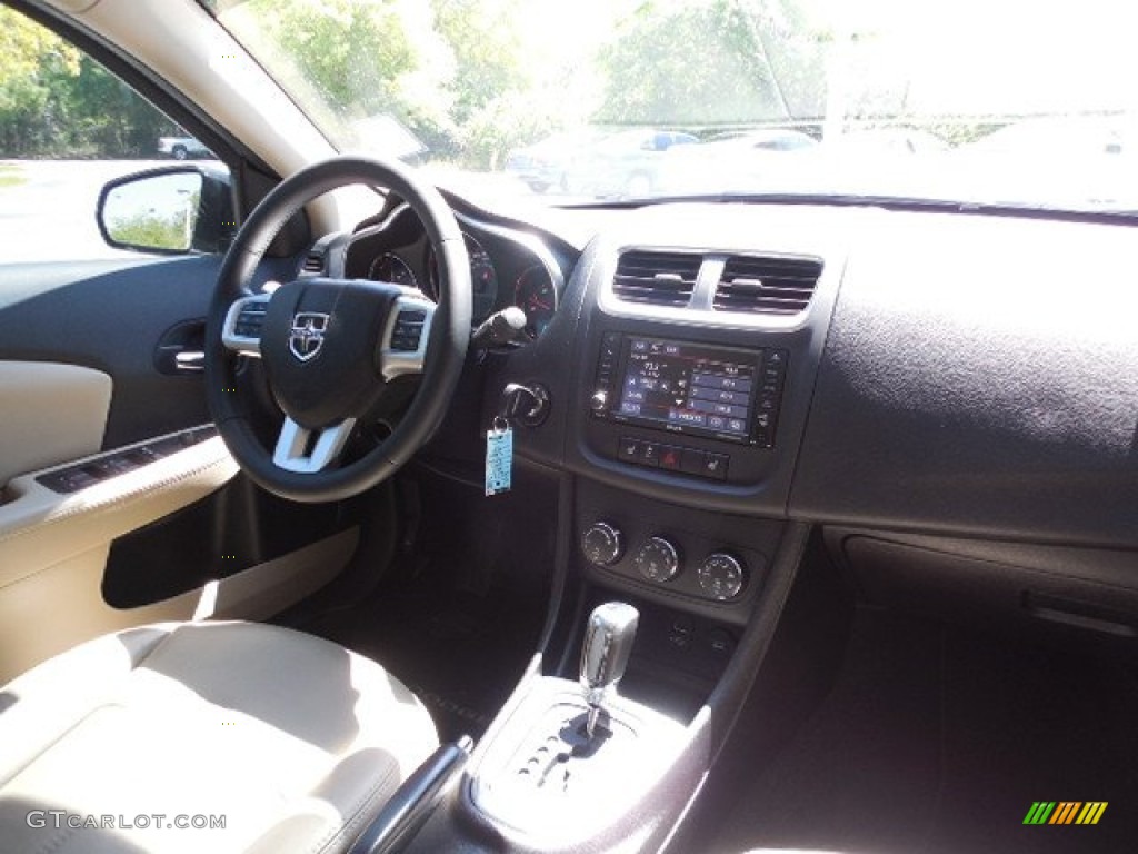 2013 Avenger SXT - New Bright White / Black/Light Frost Beige photo #12